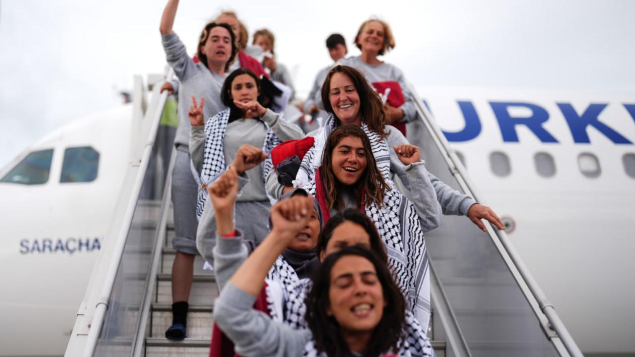 Fransız aktivistler Sumud Filosu'ndan Türkiye'ye minnettarlıklarını açıkladı - 2026